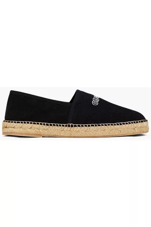 OFF-WHITE Men Casual Shoes - Embroidered canvas espadrilles