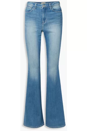 L'Agence Women Bootcut & Flares - Bell mid-rise flared jeans - Blue