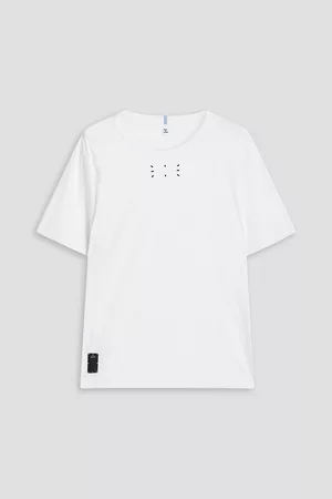 McQ Men Short Sleeve - Appliquéd cotton-jersey T-shirt