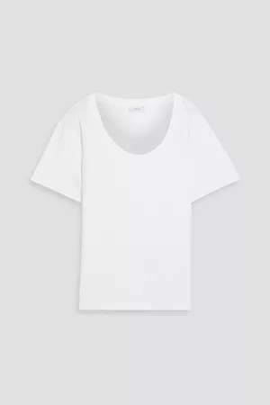 IRIS & INK Women T-shirts - Tessa slub linen-blend jersey T-shirt