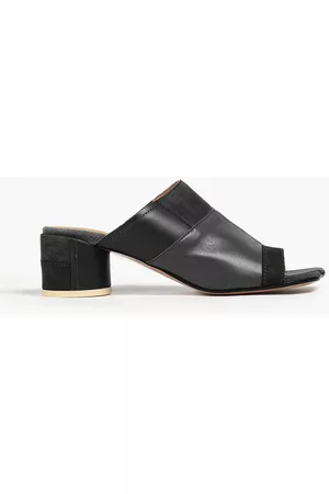 Maison Margiela Women Sandals - Leather and suede mules