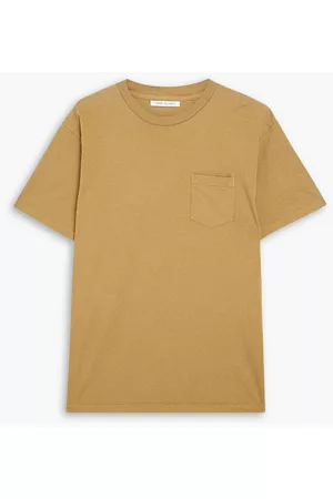 JOHN ELLIOTT Men Long Sleeve Polo Shirts - Lucky cotton-jersey T-shirt - Neutral