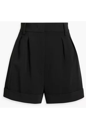 Moschino Women Shorts - Pleated crepe shorts
