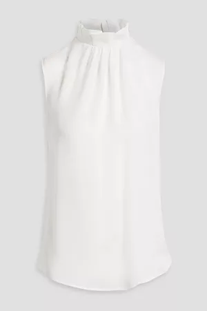 Moschino Women Tops - Ruffled silk top
