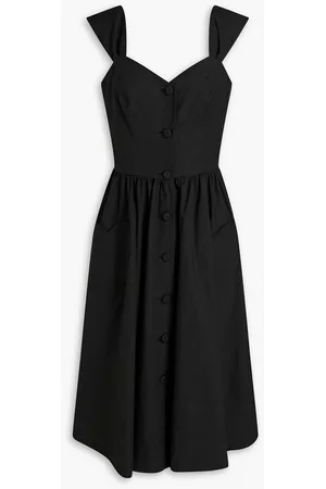 Moschino Women Dresses - Gathered cotton-blend poplin dress