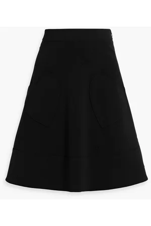 Moschino Women Mini Skirts - Fluted twill mini skirt