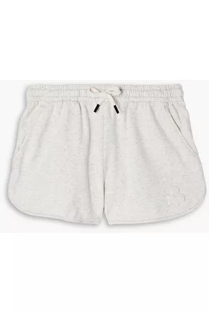 Isabel Marant Women Shorts - Mifika embossed cotton-blend jersey shorts - White