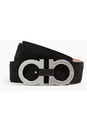 Salvatore Ferragamo Men Belts - Suede belt