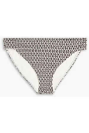 JETS Women Bikini Bottoms - Ipanema printed low-rise bikini briefs - Brown