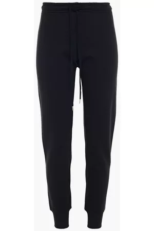 Love Moschino Women Pants - Studded French cotton-terry track pants