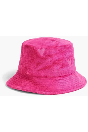 ROTATE Women Hats - Bianca terry bucket hat - Pink