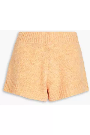 ROTATE Women Shorts - Susanna wool-blend shorts - Orange