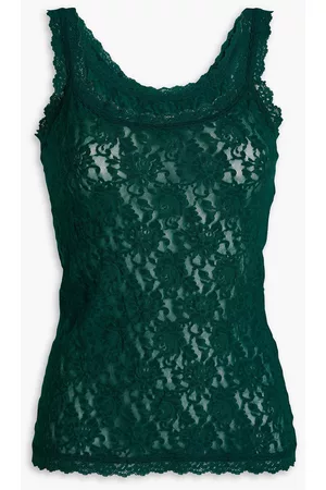 Hanky Panky Women Lace Lingerie - Stretch-lace camisole - Green