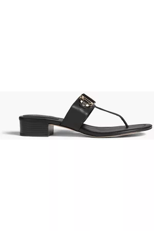 Michael Kors Women Sandals - Logo-appliquéd leather sandals