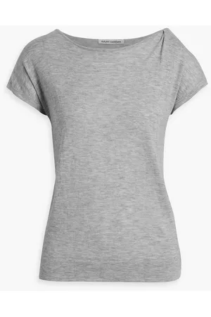 AUTUMN CASHMERE Women T-shirts - Cutout cashmere T-shirt