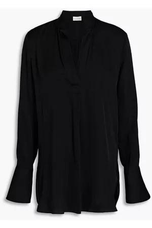 By Malene Birger Women Blouses - Mabillon silk-blend habotai blouse