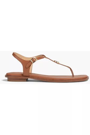 Michael Kors Women Sandals - Mallory leather sandals - Brown