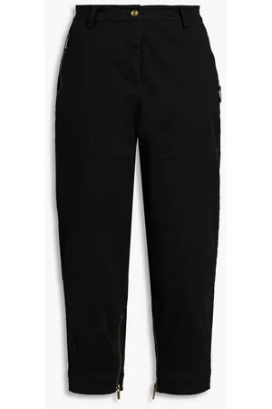 Michael Kors Women Pants - Cropped organic cotton-blend twill tapered pants