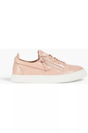 Giuseppe Zanotti Women Patent Leather Shoes - Faux patent-leather sneakers - Pink