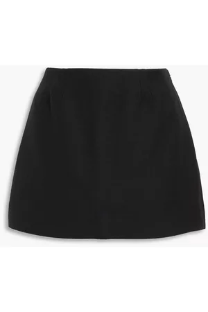VALENTINO Women Shorts - Garavani - Layered wool-crepe shorts