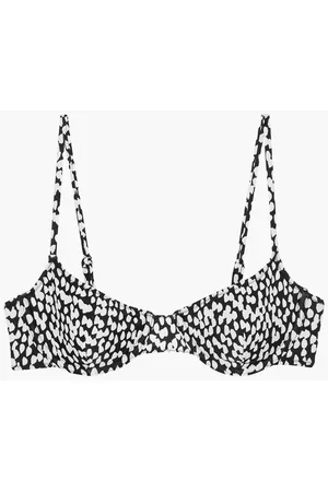 Solid Women Bikini Tops - The Eva printed underwired bikini top