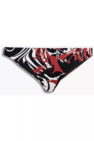 JETS Women Bikini Bottoms - Printed low-rise bikini briefs - Red