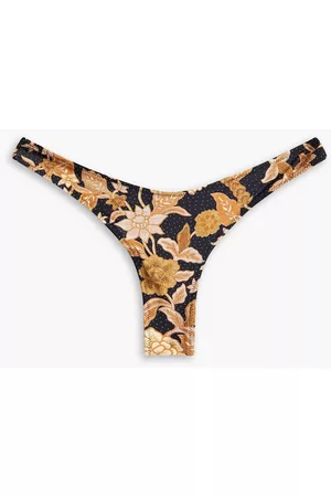Tigerlily Women Bikini Bottoms - Soraya Niki floral-print low-rise bikini briefs