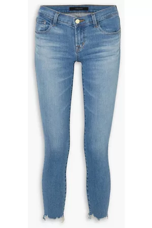 J Brand Women Skinny Jeans - Cropped low-rise skinny jeans - Blue