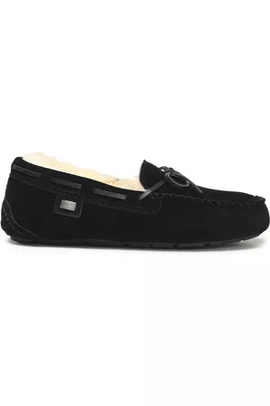 Australia Luxe Collective Women Woven Loafers - Prost shearling-lined suede loafers