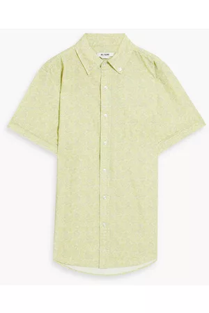RE/DONE Women Sleeveless Shirts - 70s paisley-print cotton shirt - Green