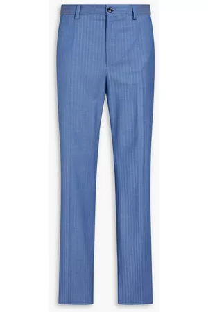 Dolce & Gabbana Men Formal Pants - Herringbone wool pants