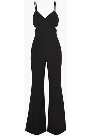 Rachel Zoe Women Evening Jumpsuits - Bettina cutout chain-embellished twill jumpsuit