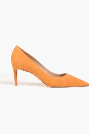 Orange pointed hotsell toe heels