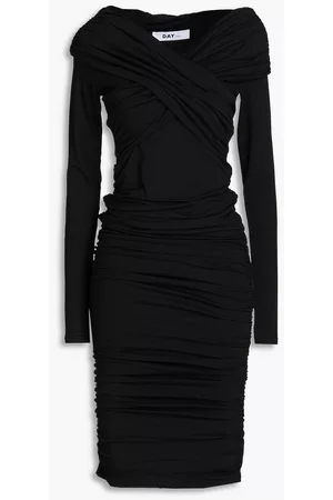 DAY Birger et Mikkelsen Women Casual Dresses - Cillian off-the-shoulder ruched jersey midi dress