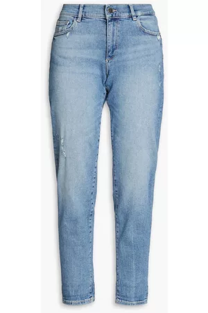 DL1961 Women Boyfriend Jeans - Riley faded boyfriend jeans - Blue