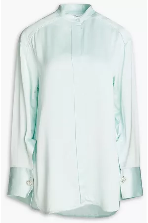 DAY Birger et Mikkelsen Women Sleeveless Shirts - Amaya satin shirt - Blue