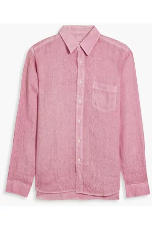 120% Lino Men Casual Shirts - Linen shirt