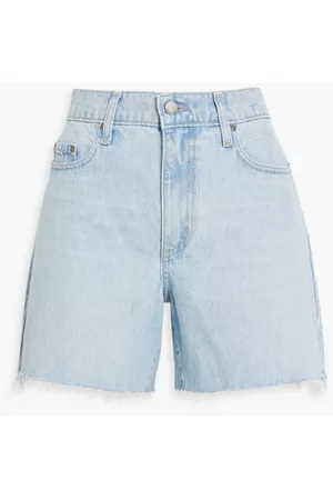 NOBODY DENIM Women Shorts - Quinn distressed denim shorts - Blue