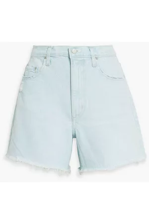 NOBODY DENIM Women Shorts - Stevie frayed denim shorts - Blue