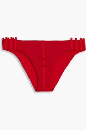 Belted Swimsuit in Red and Blue - La Perla - US