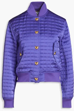 S.S.DALEY geometric-print cotton bomber jacket - Purple