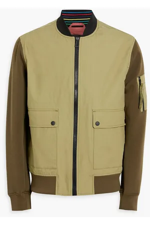Varsity colour-block cotton bomber jacket - Colmar