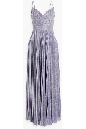 HALSTON Lilah twist-front stretch-jersey halterneck gown