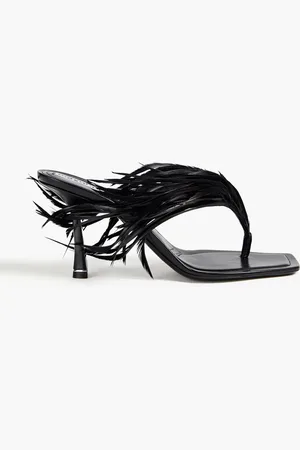 alexander wang mascha crystal embellished slides