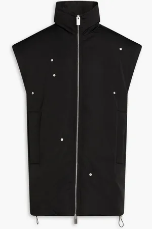 1017 ALYX 9SM slogan-pattern embroidered vest - Black