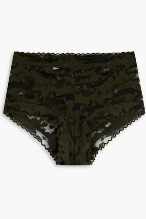 Hanky Panky Camo Lace Triangle Bralette