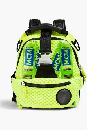 Neon mcm clearance backpack