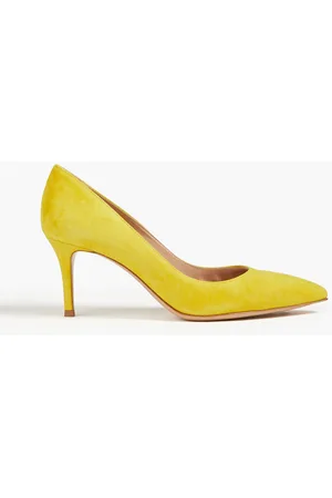 Pale yellow hotsell high heels