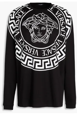 Versace Zebra Velvet long-sleeve Bodysuit - Farfetch