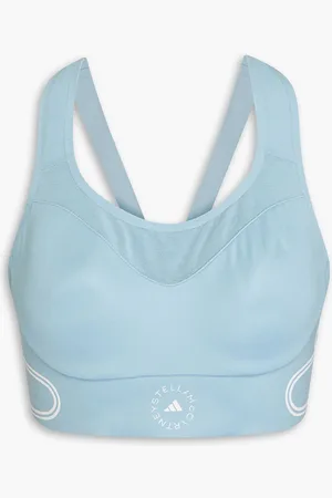 ADIDAS BY STELLA MCCARTNEY Mesh-paneled stretch sports bra